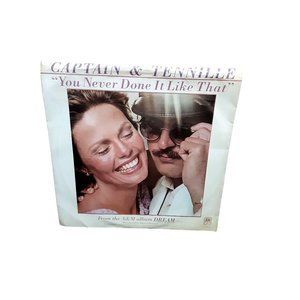 Captain & Tennille You Never Done It Like That 45 Record With Pic Sleeve